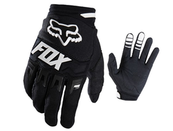Велоперчатки Fox, |S|M|L|XL|, длин. пальцы, черно-белые