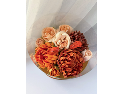 Шляпная коробка с зефиром "Осеннее настроение"