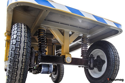 Платформенная тележка электрическая RuTrike ПЛИТА БУКСИР 1500