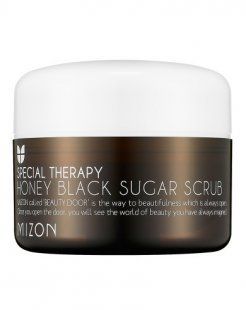 Скраб с черным сахаром и медом MIZON. Honey black sugar scrub