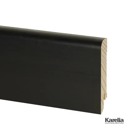 Плинтус напольный Pedross Дуб Чёрный шпон 70х15х2500 купить в интернет-магазине karelia-floor.ru