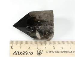 Кварц дымчатый, приполированный кристалл, Бразилия (49*39*28 мм, 83 г) №27228