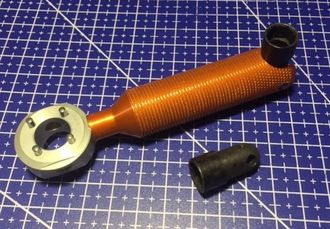 Wrench Fora F2D, &quot;four in one&quot; with spare hexagon for TCA