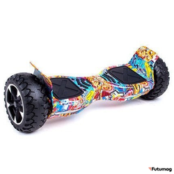 Гироскутер Smart Balance Off-road 8.5 дюймов Граффити оранжевый