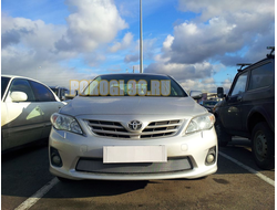 Защита радиатора Toyota Corolla 2010-2013 chrome