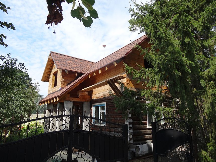 Реконструкция дачного дома: покрытие кровли
