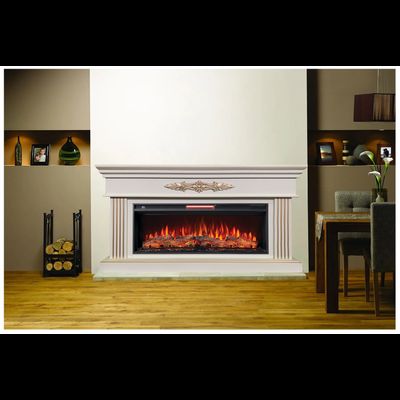 Линейный электрокамин Bergamo WTG с очагом Joker 45