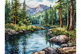 Смоляк А. В. "Лесной ручей"