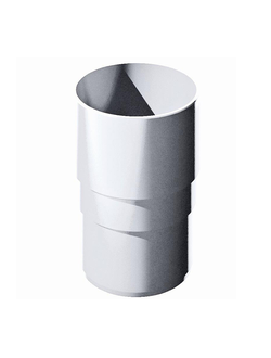 Муфта трубы, пластиковая БЕЛАЯ