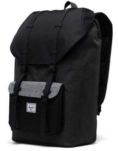 Herschel little america backpack raven crosshatch best sale