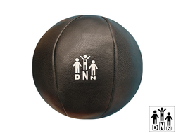 Мяч медбол 12кг из натуральной кожи со шнуровкой