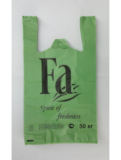 Пакет "Майка" FA"  30х52-11гр зеленый/красный/оранжевый/фиолетовый /10упх50шт/ упаковка 500шт