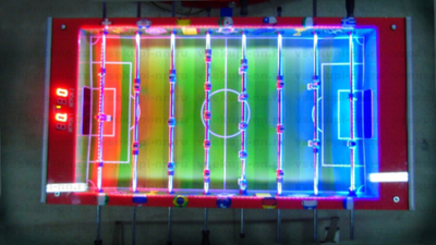 Настольный футбол «Victory» (жетоноприёмник, подсветка, защитное стекло)