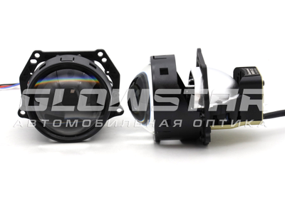 Билед модули Aozoom МИНИ-Q1 3.0 дюйма, 2 чипа, 5500K, 12V, 53W/62W, крепление 3R