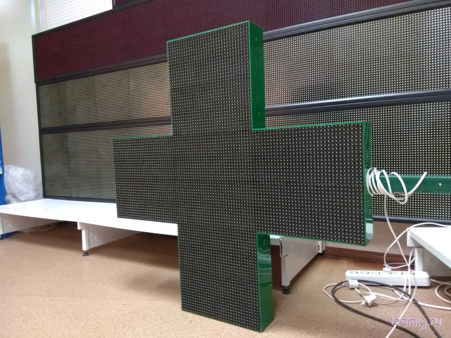 световой крест для аптеки купить в Тюмени по очень низким ценам с высоким качеством производства.