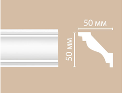 Потолочный плинтус из полиуретана с гладким профилем DECOMASTER (Декомастер) - DP 205
