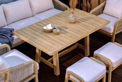 Диванная группа из акации RIMINI с обеденным столом М