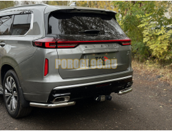 Защита задняя (уголки) 60,3 мм ТСС для Exeed VX 2023-