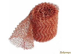 Регулярная проволочная насадка Панченкова РПН медная 100 см