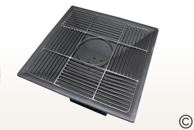 Очаг SG с вентиляционными отверстиями и решёткой для приготовления