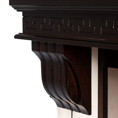 Угловой электрокамин Stone AO с очагом 3D FireStar 25.5