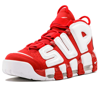 Nike Air More Uptempo 96 Supreme Красные с белым