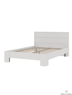 Хелен КР 02 кровать двуспальная Белая (ортопедическое основание)