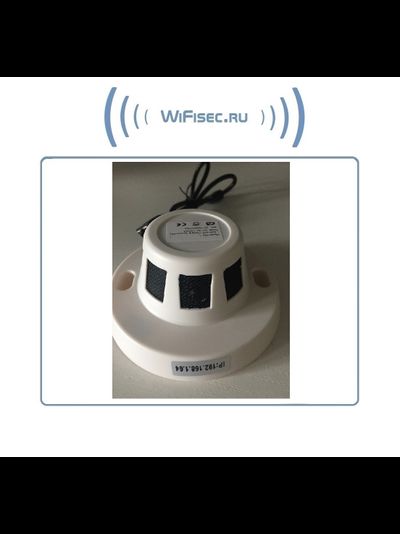 Видеоняня. охранная IP WiFi-LAN видеокамера с выводом для подключения внешнего микрофона и ночным видением, HD (изв. дыма)