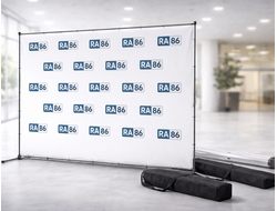 Пресс-волл (Press Wall, Brand Wall) 3×2 м с печатью