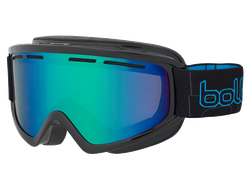 Маска Bolle SCHUSS shiny black/green emerald р. M