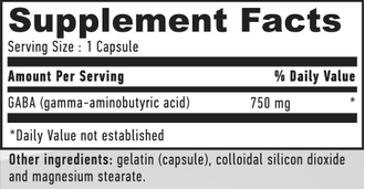 Gaba 500 mg / 100 Caps.