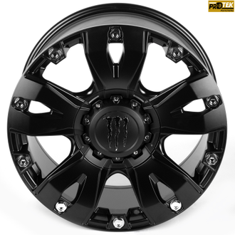 Комплект дисков R20 9,0J ET+35 5*150/5*139,7 Monster iV-542-SM201 Черный матовый (81961)