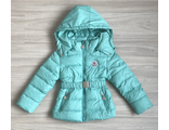 М.17-23 Куртка Moncler бирюзовая  (98,104,110,122)