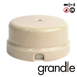 распределительная коробка из керамики бежевая