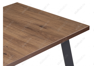 Стол Тринити Лофт 120 25 мм гикори / черный матовый