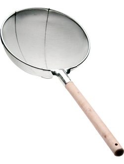 Сито 300 мм (мелкая сетка 1 мм) с деревянной ручкой [DT-Y1801-30]