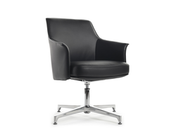 Кресло Rosso-ST С1918 Чёрный (3A MND9901) натуральная кожа