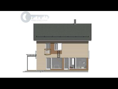 ДЖ-19 ЖИЛОЙ ДОМ: ГАБАРИТНЫЕ РАЗМЕРЫ: (9Х7М) 2 ЭТАЖА, ОБЩАЯ ПЛОЩАДЬ: 146М²