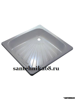 Стальной душевой поддон квадрат 15мм