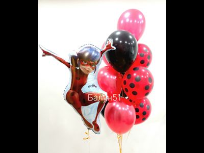 10 шаров на грузе + фигура