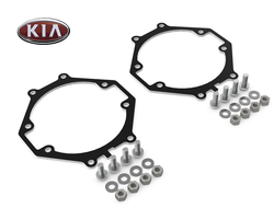 Переходные рамки для Kia Magentis II 2005 - 2010 г. в. под модуль GTR MINI BI-LED (Комплект, 2шт)