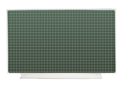 Школьная доска настенная одноэлементная для письма мелом, разлинованная ДА- 11 зел.