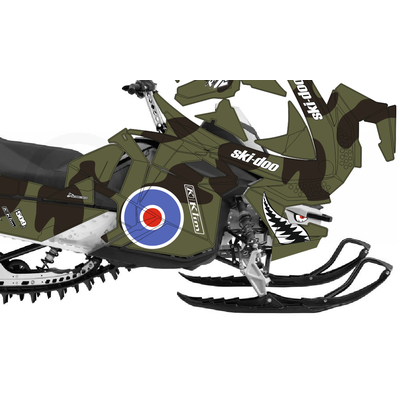 Наклейки на снегоход SKI DOO summit 2008 - 2013 #1222