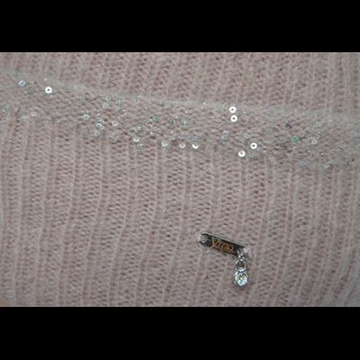 Розовая шапка зимняя с отворотом Vizio Италия 6939 CRY