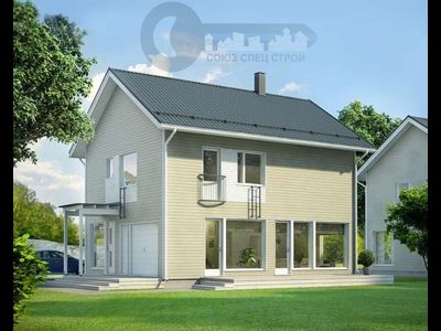 ДЖ-19 ЖИЛОЙ ДОМ: ГАБАРИТНЫЕ РАЗМЕРЫ: (9Х7М) 2 ЭТАЖА, ОБЩАЯ ПЛОЩАДЬ: 146М²