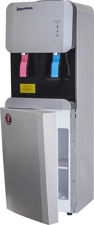 Кулер Aqua Work 105-LDR серебро со шкафчиком и  электронным охлаждением