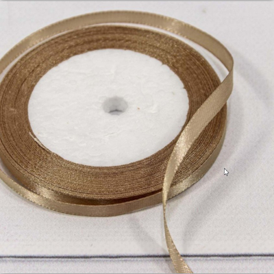 Лента атласная 6мм (67, капучино), 22,9м