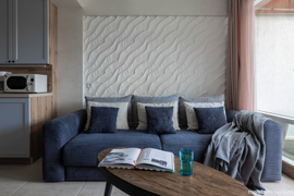 Апартаменты ЛЮКС с 2 спальнями и террасой