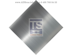 Пластина для знаков опасности на металле