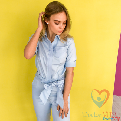 Комбинезон DOCLIKE DL615 голубой